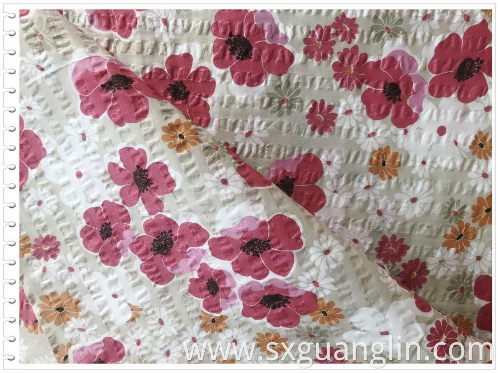 T/C poplin print fabric